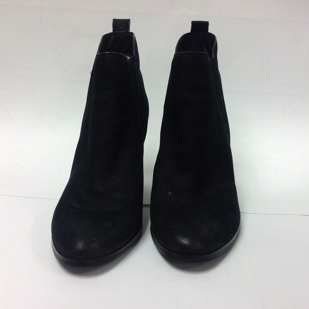 Michael Kors Black Leather Boots Black Suede Ankle